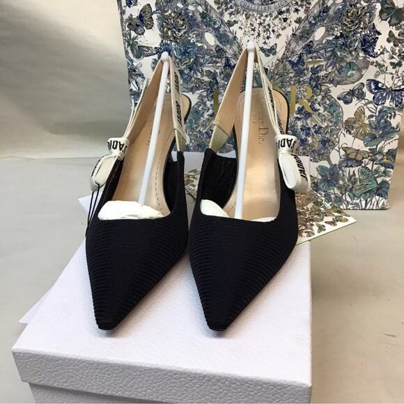 Dior J'adior Jadior Black Slingback Sling Sandal Heel Pump 38.5 new in box - Picture 5 of 5
